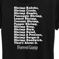 thumbnail image 3 of Forrest Gump - Bubbas Shrimp List - Women's Short Sleeve Graphic T-Shirt, 3 of 5