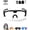 Changing(with a 16gb Tf Card), variant on 4K HD smart baseball glasses with built-in camera, featuring audio and video recording capabilities, suitable for skiing, outdoor cycling, and other sports Free 16GB memory card