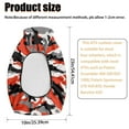 thumbnail image 7 of Uorisanigo Seat Cover for ATV Water-Resistant Orange Camo Printed 4 Wheeler Seat Cover Waterproof Protection for Most ATVs, Accessories All-Weather Protection & Comfort Decor, 7 of 7