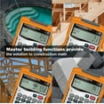 thumbnail image 3 of Calculated Industries 4065 Construction Master Pro Advanced Construction Math Feet-inch-Fraction Calculator for Contractors, Estimators, Builders, Framers, Remodelers, Renovators, 3 of 9