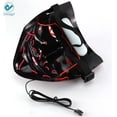 thumbnail image 6 of Deago Halloween Mask LED Light Up EL Wire Cosplay Glowing Mask The Purge Movie Scary Festival Costume with AA Battery, 6 of 7