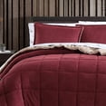 thumbnail image 2 of Eddie Bauer Sherwood Microsuede Red 2 Piece Comforter Set, Twin, 2 of 6