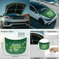thumbnail image 4 of Yuyamidu St. Patrick's Day Car Hood Covers Green Hat Side Mirror Covers for Cars Sedans 1 Car Hood Dust Covers and 2 Auto Side View Mirror Covers Green Leaf Automotive Exterior Accessory, 4 of 7