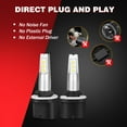 thumbnail image 3 of For Chevrolet Cavalier 2000-2005 6000K White 880 LED Fog Light Bulbs 2pc 892 893 899 890 885, 3 of 9