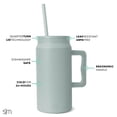 thumbnail image 1 of Taza Simple Modern Trek de 1,5 litros con asa y tapa con pajita, 1 of 9