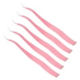 thumbnail image 4 of 5 extensiones de cabello liso con clip, color rosa claro, para fiestas, cosplay., 4 of 14