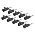 thumbnail image 1 of Banana Socket 10Pcs Solderless Banana Plug ABS Brass Lantern Open Screw Bananas Connectors For Inverters 4mm, 1 of 8