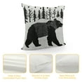 thumbnail image 4 of Throw Pillow Cover " Soft Cushion CoverCouch Sofa Wild Animal Retro Black White Decorative Pillowcases Outdoor Pillows Cover, 4 of 5