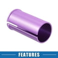 thumbnail image 6 of Unique Bargains 2pcs Bicycle Seatpost Shim Adapter Durable 27.2mm 1.07" ID 30.4mm 1.2" OD Bicycle Accessories Purple, 6 of 6