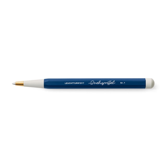Bolígrafo de escritura LEUCHTTURM1917 Drehgriffel Navy Gel Black Tink