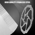 thumbnail image 2 of BUCKLOS 160 mm/180mm MTB Disc Brake Rotor, HS1 Bicycle Brake Disc Rotor, Stainless Steel Bicycle Rotors with 6 Bolts, fit for Road Bike, Mountain Bikes, BMX, 2 of 7