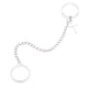 thumbnail image 4 of KAKOWELY Juego de anillos para nudillos, cadena de anillo para dedo, anillos de hierro, anillo de cadena de eslabones góticos vintage, 4 of 5