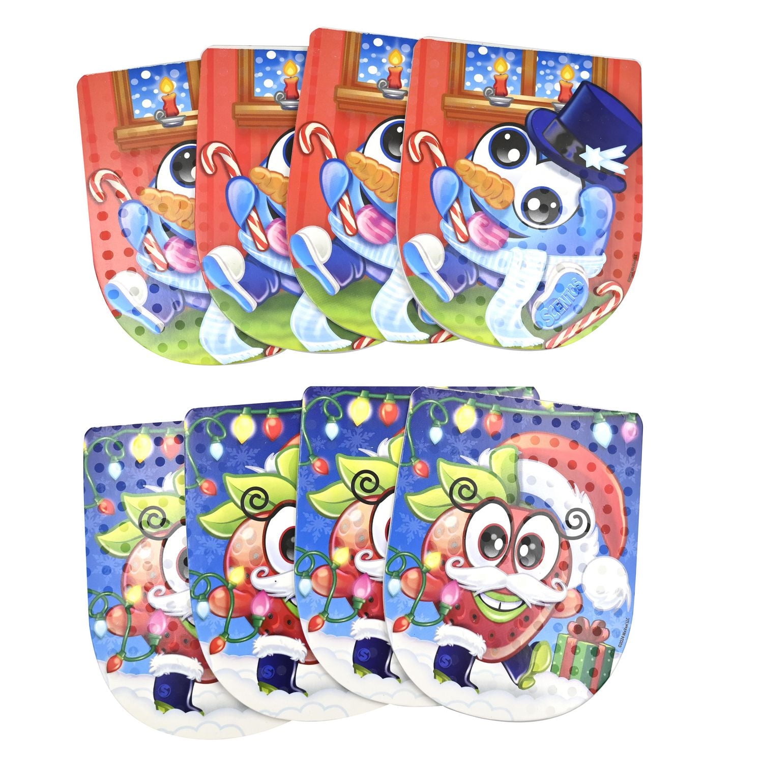 Scentos - Christmas Scented Stationary Set - 8CT Notebook