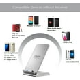 thumbnail image 2 of Chargeur Sans Fil pour iPhone 8/ 8 Plus/ X, ELEPHAS Chargeur Sans Fil Rapide 2 Bobines Qi Support de Charge Sans Fil Rapide pour Samsung Galaxy Note8, S8, S8 Plus, S8+, S7, S6 Edge Plus, Note 5 Noir (Sans Adaptateur CA), 2 of 2