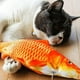 thumbnail image 2 of Juguete de pez móvil para gatos, juguete eléctrico de pez que se mueve, juguete de hierba gatera con pez flexible, juguete de peluche realista de pez eléctrico que se mueve para gatos de, 2 of 5