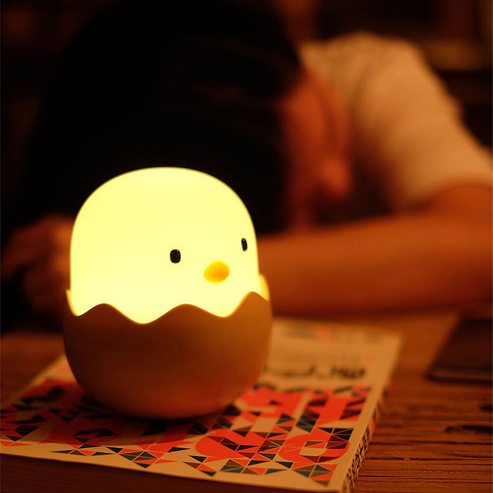 Eggshell Chicken Emotion Night Light 贈り物