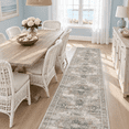 Washable 3x16 Runner Rugs - Large Boho For Living Room Stain Resistant ...