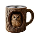 thumbnail image 1 of Hand-Washed Panda Owl Tree Hollow Mug, 1 of 5