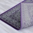 thumbnail image 4 of Allstar 5x8 Traditional Area Rug in Purple with Gainsboro Grey Persian Nain design (5' 2" x 7' 4"), 4 of 7