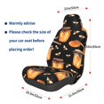 thumbnail image 3 of Daiia Bee and Honey Printed Car Seat Cover - Waterproof & Sweatproof - Universal Fit, Machine Washable, Non-Slip - Seat Protector for Car, Truck, SUV, Van (1 Pack), 3 of 5