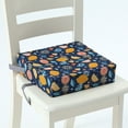 Jungdeepe Portable Booster Seat With Straps Adjustable Kids High Chair