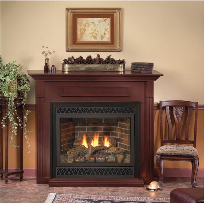 Empire DVD32FP71P 32 in. Intermittent Pilot Tahoe Direct Vent Fireplace  with Blower - Liquid Propane - Walmart.com