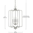 thumbnail image 2 of Capital Lighting 514141 Braylon 4 Light 16" Wide Chandelier - Bronze, 2 of 2
