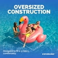 thumbnail image 5 of SWIMLINE ORIGINAL 90627 Giant Inflatable Flamingo Pool Float Floatie Ride-On Lounge W/ Stable Legs Wings Large Rideable Blow Up Summer Beach Swimming Party Lounge Big Raft Tube Decoration Toys Kids, 5 of 13