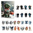 thumbnail image 2 of PEIBang Christmas 2D Advent Calendar 2026,24 Days Countdown Calendar with Cute Acrylic 2D Hanging Ornaments for Xmas Tree Decorations, 2 of 9