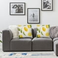 thumbnail image 2 of Lemon Pillow Cover Summer Farmhouse Watercolor Cushion Cover Yellow Home Warm Home Love Decoration Pillow Cover Home Office Sofa Lemon Cover 1 set of 2, various sizes, 2 of 7