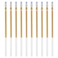thumbnail image 1 of Uxcell Recargas de bolígrafos de gel de 1 mm, paquete de 48, tinta metálica brillante de punta gruesa para libros para colorear para adultos, tono dorado, 1 of 5