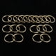 thumbnail image 4 of Llaveros de Latón jinwen 20 Piezas de Llaveros Cadena Abalorios Broche Lazo Joyería DIY, 4 of 8