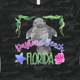 thumbnail image 4 of Inktastic Daytona Beach Florida Cute Swimming Manatee Women's T-Shirt, 4 of 5