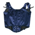 thumbnail image 4 of Fjofpr Clothes Dark Blue Corset Tops for Women Fashion Women Style Solid Color Backless Ribbon Waist Camisole Shapewear Tops, 4 of 6