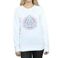 thumbnail image 2 of Harry Potter Womens Neon Deathly Hallows Sweatshirt, 2 of 5