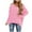 Pink, variant on gakvbuo Off The Shoulder Sweater For Women Casual V Neck Batwing Sleeve Loose Fit Oversized Baggy Tops Sweater Pullover Blouse T-Shirt