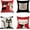 Red&black, variant on Throw Pillow Covers 18 x 18 Inch Set of 4, Modern Sofa Throw Pillow Cover, Decorative Outdoor Cotton Linen Fabric Pillowcase for Home Sofa Couch Bed Car Décor,45x45cm