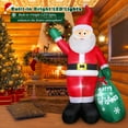 thumbnail image 2 of Papá Noel Inflable de 8 Pies con Luces LED FunFanso, 2 of 7