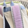 thumbnail image 2 of Mochila para Mujer Y Niña Bolso Escolar Con Bloques Color Mochila Nailon para Viajes (amarillo), 2 of 6