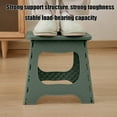 thumbnail image 7 of Xuniizn Collapsible stool, Folding Step Stool for Adults Holds Up to 300 lbs, Non-Slip Folding Stools with Portable Handle, Compact Plastic Foldable Step Stool for Bathroom, Bedroom, Kitchen, Green, 7 of 7