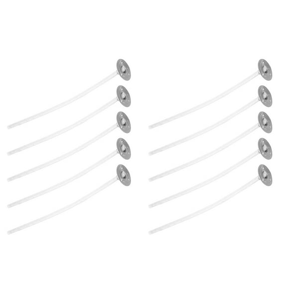 EOTVIA Cotton Wicks, Bulk Candle Wicks Smoke Free Stable Pre Waxed 50Pcs For Soy Candles