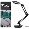 thumbnail image 2 of Lámpara De Mesa Led Brillo Ajustable Y Lámpara De Color Claro Lámpara De Abrazadera De Mesa Con Lupa 8X Lámpara Led Plegable De Aluminio Y Hierro Advancent HA015715-00, 2 of 6