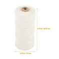 thumbnail image 2 of Pretyzoom White Cotton Rope for DIY Macrame Projects Knitting Cord for Crafts and Packaging, 2 of 5
