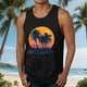 thumbnail image 1 of Camiseta sin mangas de cuello redondo para hombre, blusa informal de verano sin mangas con estampado de cuello redondo para hombre, 1 of 5