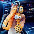 thumbnail image 1 of Cartoon- Pvc Zebra, Giraffe, Keychain, Car Key Ring Toy, 1 of 4