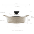 thumbnail image 3 of Neoflam 2.5-qt Stockpot with Lid, 3 of 6