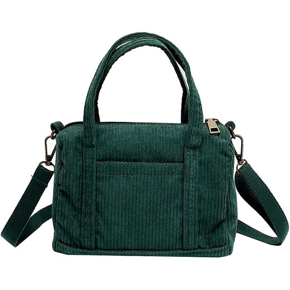 Kukuzhu Women Corduroy Crossbody Bags Small Tote Bags Casual Shoulder Handbag Cute Hobo Bags Girls Corduroy Purse Satchel 2023