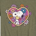 thumbnail image 3 of Peanuts - Hug Heart Flower - Toddler And Youth Short Sleeve Graphic T-Shirt, 3 of 6