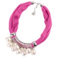 thumbnail image 2 of Utoimkio Vintage Ethnic Style Women's Scarf Crystal Bead Pendant Necklace Scarf Jewelry Accessory Soft Infinity Scarves for Women, 2 of 2