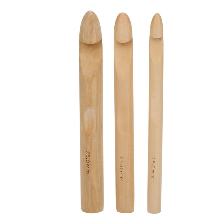 Large Wooden Crochet Hook 20/25mm — CREATE WITH US